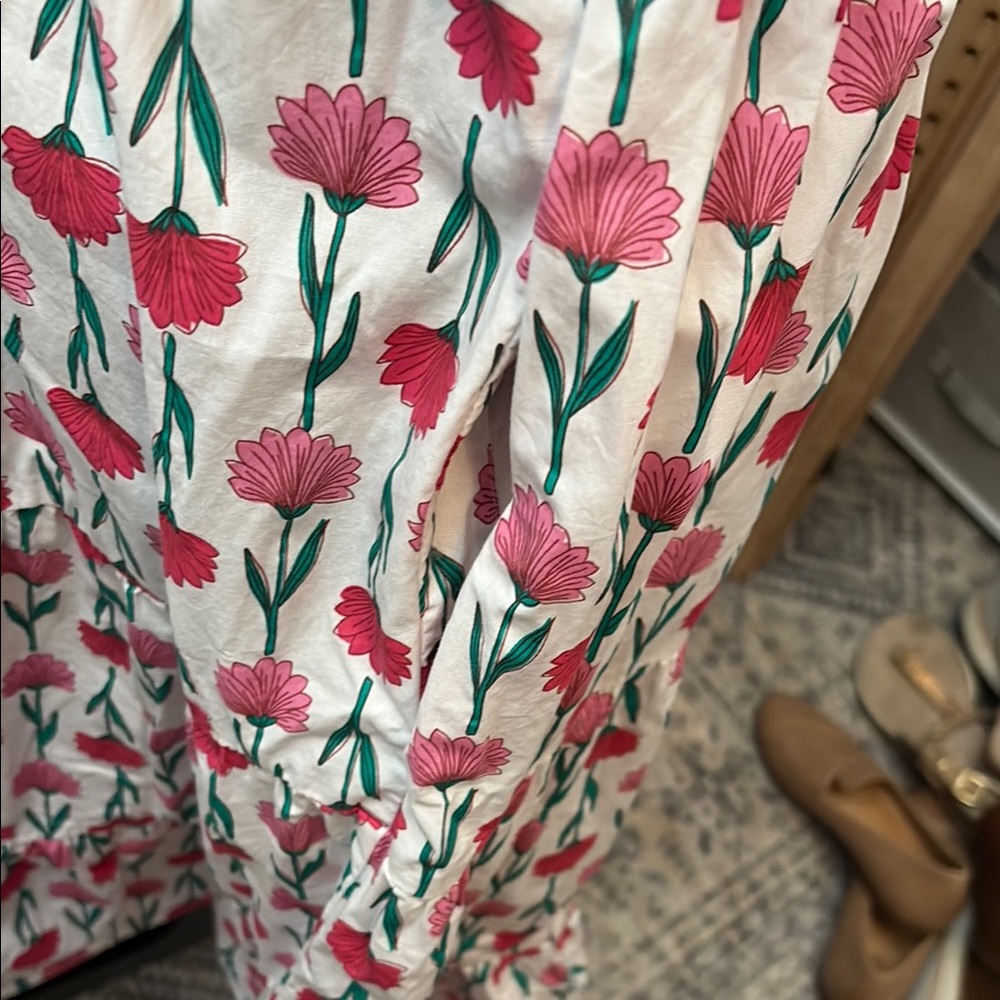Floral Puff Sleeve Dress - Picture 4 of 4